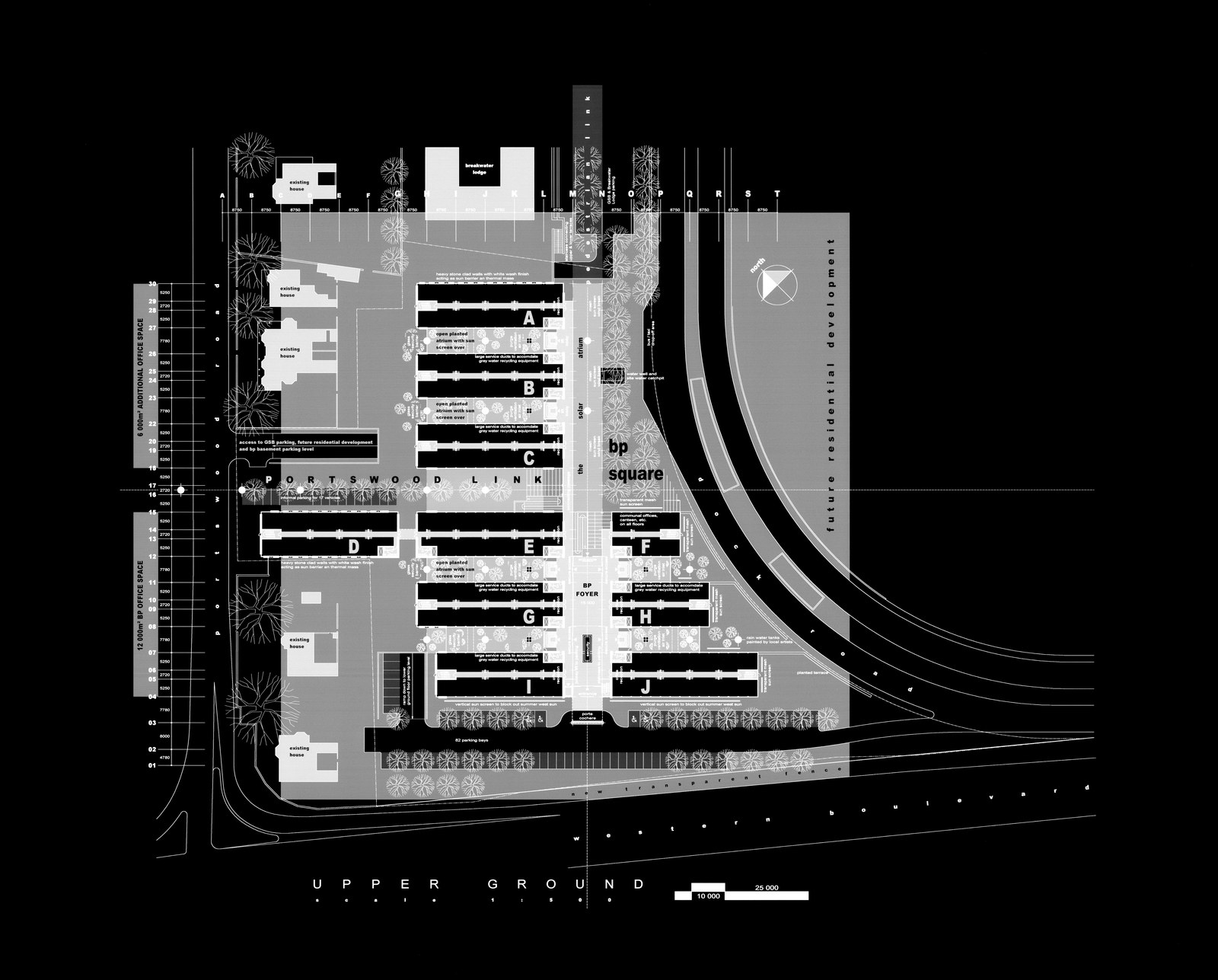 BP Green Headquarters — upper ground floor plan